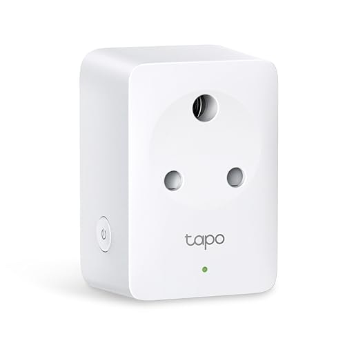 Tapo P116M 6A Mini Wi-Fi Smart Plug, Energy Monitoring & 4-Way Safety Protection | Compatible with Alexa, Google Home, Apple Home, Samsung SmartThings via Matter | Ideal for Small Appliances
