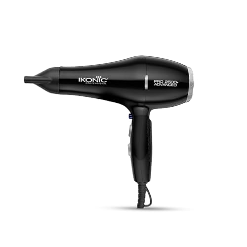 IKONIC PROFESSIONAL 2500+ ADVANCED HAIR DRYER with dual watts compatibility 2400W-2800W ideal for global setting and Ionic technology for frizz control
