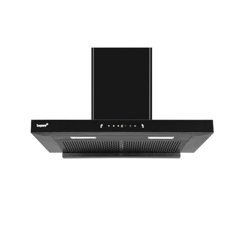 Livpure Fenix 75 cm | T-Shape Chimney | 1400 m³/hr Suction | Filterless | Touch & Gesture Control | Low Noise | 10 Years Motor + 2 Years Comprehensive Warranty | Black
