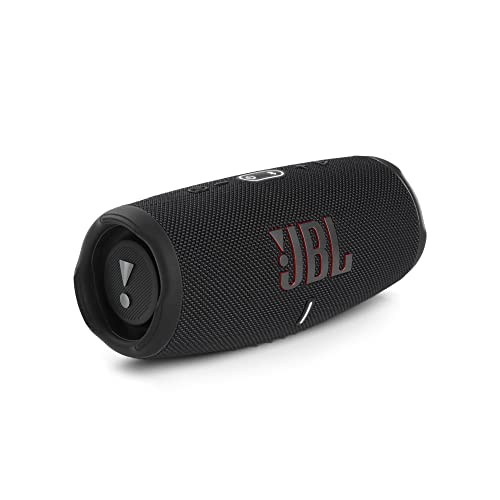 JBL Charge 5, Wireless Portable Bluetooth Speaker Pro Sound, 20 Hrs Playtime, Powerful Bass Radiators, Built-in 7500mAh Powerbank, PartyBoost, IP67 Water & Dustproof (Without Mic, Black)
