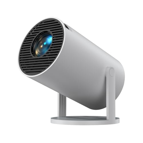 Portronics Beem 440 Smart LED Projector with 720p HD Resolution, Rotatable Design, Built-in Streaming Apps (Netflix, Prime Video, Hotstar), 2000 Lumens, Screen Mirroring, 3 Watts Speaker (White)