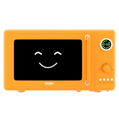 Haier Vogue 20L Peach Solo Microwave Oven with Auto Cook Menus I Digital Display