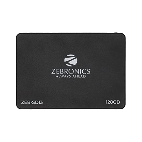 Zebronics SD13 128GB SSD,Ultra Low Power Consumption, S.M.A.R.T. Thermal Management and Silent Operation.