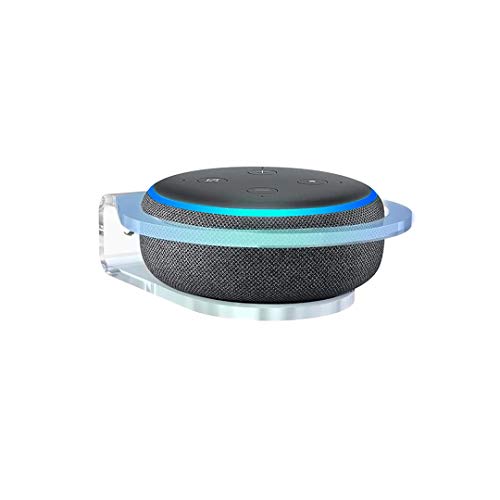 Foso Wall Mount for Alexa Echo Dot 3rd, 4th Gen with & Without LED Clock, Echo Dot 5th Gen, Google Nest Mini, Apple Mini Pod Speaker Stand Holder for SmartSpeakers (Speaker not Included)