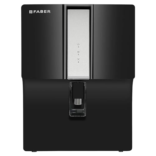 Faber XUV 8000 (UV + UF + Alkaline) | Free Installation | 7L Storage| 7 Stage Filtration Pre & Post Carbon | Tank Full, Power, Purification Indicator | Suitable for Municipal Water
