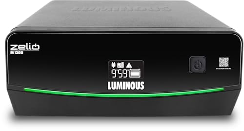 Luminous Zelio M 1200 Sine Wave Inverter Ideal for Home,Office & Shops | 900VA Inverter | Reliable Power Backup | High Performance| Easy Installation | 36 Months Warranty