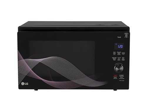 LG 32 L, Convertible Microwave Oven with Air Fry, Charcoal Lighting Heater, Wi-Fi Enabled (MJEN326UHWF, Black, Motorised Rotisserie, 60 Air Fry Recipe, 40 Scan to Cook Recipes & 431 Auto Cook Menu)