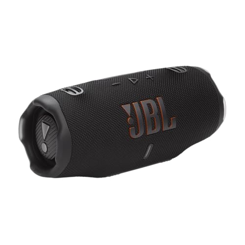 JBL Charge 6, Powerful Pro Sound with AI Sound Boost Wireless Portable Bluetooth Speaker,28 Hrs Playtime, Auracast Multi-Speaker Connection, Built in Power Bank, IP68 Waterproof & dustproof, Black