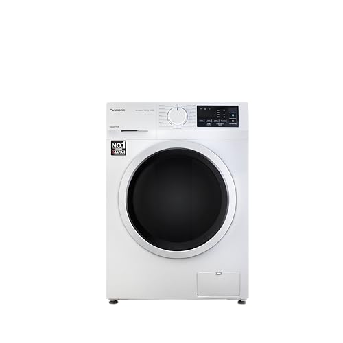 Panasonic 7 kg 5 Star Inverter Fully Automatic Front Loading Washing Machine with Built-In Heater (NA-147MH2W01, White, 2024 Model)