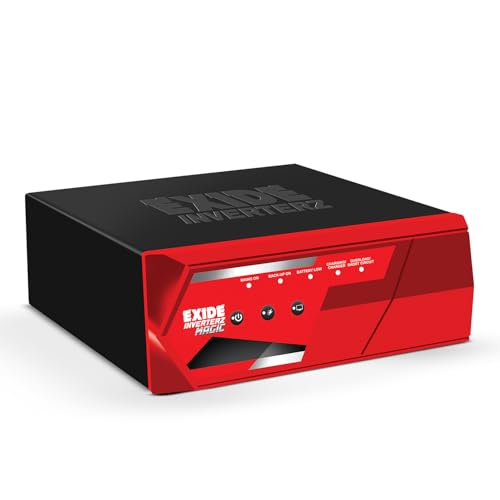 EXIDE Magic MAGIC12V1125 1125VA Square Wave Inverter | PLEX Smart Charging Technology | Wide Voltage Range | 42-Month Warranty | Ideal for Home & Office Use