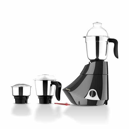 Butterfly Smart 750W Mixer Grinder with 3 Jars | Multipurpose Jars - 3 Stainless Steel | Heavy Duty Motor | 2 Years Manufacturer Warranty | Ink Blue