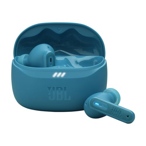 JBL New Launch Tune Beam 2 TWS, ANC Earbuds, 48Hr Playtime,Dual Connect, Ambient Aware, Relax Mode, Customized EQ with Headphones App, 6 Mics for Clear Calls, Spatial Sound, Personi-Fi 3.0 (Turquoise)