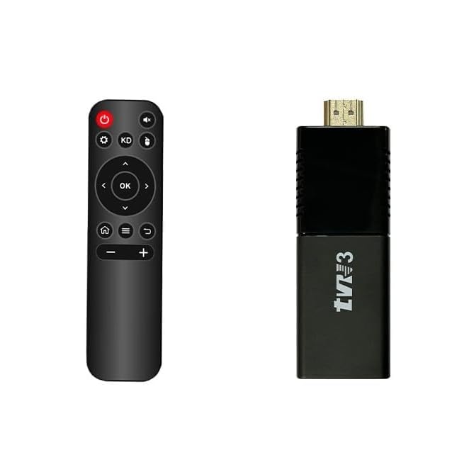 FORIDA TVR3 Premium 4K Android TV Stick | Android 9.0 | Quad Core Processor | Dual Band WiFi 2.4G/5GHz | 8GB RAM 128GB ROM | 4K HD Smart TV Dongle