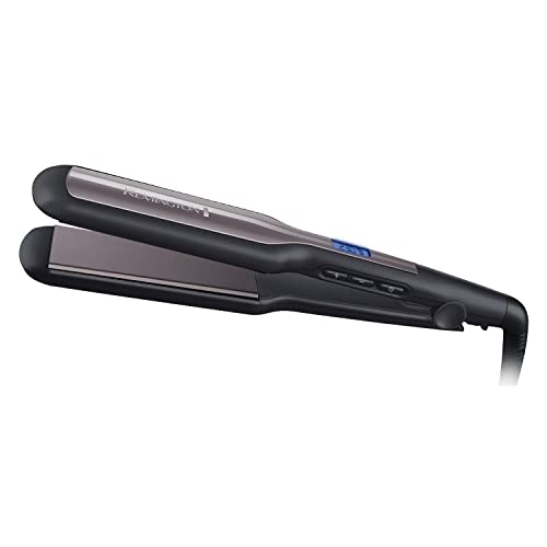 Remington S5525 PRO-Ceramic Extra Hair Straightener | Extra-Wide 110mm x 45mm Plates for Long & Thick Hair | Digital Display Temp 150°C to 230°C | Fast 15-Second Heat Up & Temp Boost Function | Auto Shut-Off & Heat Resistant Pouch | 3-Year Guarantee
