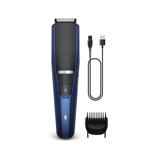 Philips Skin Friendly Beard Trimmer For Men| Lift & Trim Technology|10 Length Settings|15 Mins Quick Charge | Self Sharpening Blades | BT3325