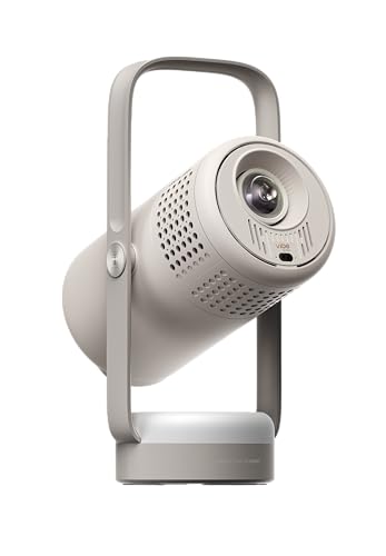 Xgimi Vibe One 1080p Full HD Projector, Official Netflix & Google TV, Supports 4k Ultra HD, Built-in Battery (1.2 Hrs Playtime), 250 ISO Lumens(320 ANSI), 2×3W JBL Speakers, Auto Keystone & Auto Focus