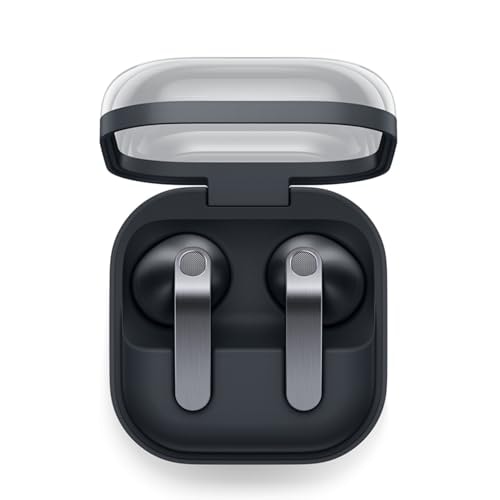 Samsung Galaxy Buds4 (Black) in-Ear Wireless Earbuds with Hi-Fi Audio | Adaptive ANC and EQ 2.0 | 360-Audio | Live Translation | Head Gesture Control | IP54