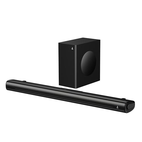 Boat Aavante 2.1 2450, 240W Signature Sound, 2.1-Channel with Wireless Subwoofer, BT v5.4, Multiple Ports, EQ Modes, Bluetooth Sound bar, Home Theatre Soundbar Speaker (Premium Back)