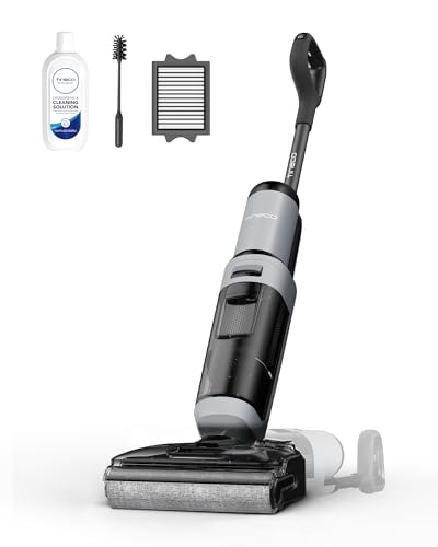 Tineco Floor ONE i5 Stretch Plus 2 Smart Cordless Wet & Dry Vacuum Cleaner & Mop for Hard Floors, 180° Flat Design, Clean Tough Stains & Pet Hair, Patented iLoop, Self-Cleaning Brush, 2 Yr Warranty