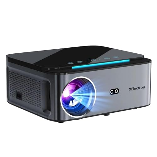 XElectron iProjector 2 Plus Auto Focus Auto Keystone Smart Home Projector 4k Ultra HD | Native 1080P Full HD Resolution, HDMI ARC, Android 12, BT 5.4, WiFi 6 | 20000 Lumens, 2GB+32GB