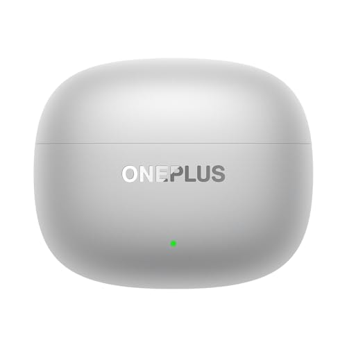 OnePlus Nord Buds 4 Pro TWS Earbuds Upto 55dB Real-time ANC, Adaptive Mode, 12mm Titanium-Coated Driver, Spatial Audio, Upto 54hrs Playback, Dual-Device connectivity, 47ms Low Latency, Radiant Gray