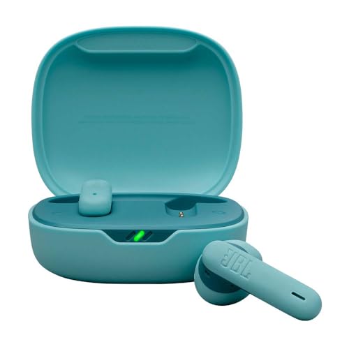 JBL Wave Flex 2 in-Ear Wireless Earbuds (TWS) with Mic,4 mics for Crisp & Clear Calls,40 Hours Battery,Ip54 Water&Dust Resistance,Multi-Point Connection (Blue)