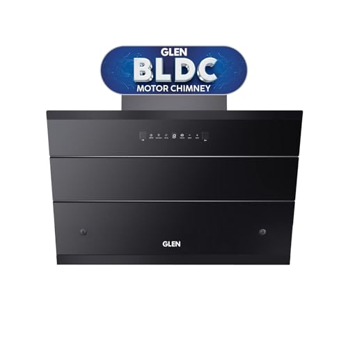 Glen Hood KOPPA HSR 90 Kitchen Chimney 60cm | 1600 m³/hr| BLDC Motor| Filterless Thermal Auto Clean | Slant Design | Heat Sensor|Touch & Gesture Control|1-Year Comprehensive Warranty & 7-Year on Motor
