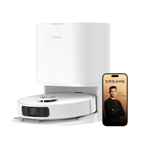 DREAME L10 Prime Robot Vacuum and Mop, Self-Cleaning Dual Mop Pads with Auto Drying, 3L Clean/Used Water Tank, 7mm Mop Lifting for Carpets, LDS Navigation with 3D Mapping, WiFi/App Control