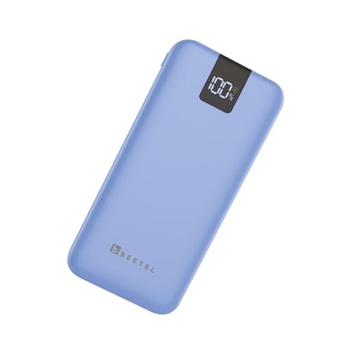 Beetel Volte Series PB10 10000mAh Power Bank 22.5W Fast Charging | Triple Output QC3.0, PD3.0 & PPS | Pass Through Charging | Designed for Apple iPhone, Samsung, OnePlus and All Smartphones | Blue