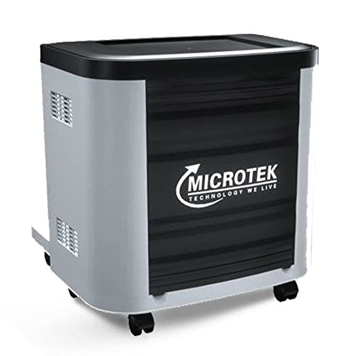 Microtek Brand All-in-one (AIO) Trolley Compatible for All Types of Solar Powered Battery, Inverter and Normal Batteries (Single/Double/Jumbo/Flat Plate/Tall Tubular Battery)