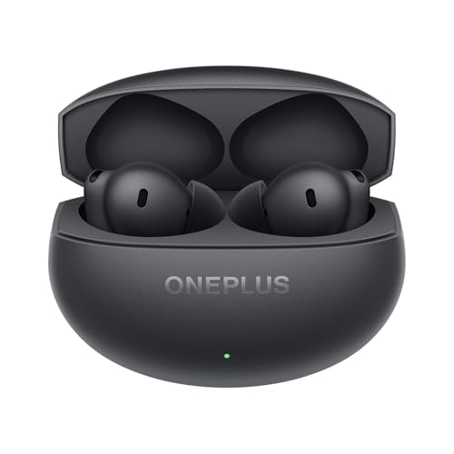 OnePlus Buds 4 TWS Earbuds with Upto 55dB Real-time ANC, Adaptive Mode, Dual Drivers and DACs, 3D Audio, Upto 45hrs Music Playback, Dual-Device connectivity, 47ms Low Latency, Storm Gray