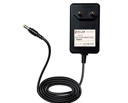 Hi-Lite Essentials 5V Trimmer Charger For Syska Ht3333K, Ht1250, Ht1200, Ht1210 Trimmer Shaver, Laptops, 2 Pin, Black