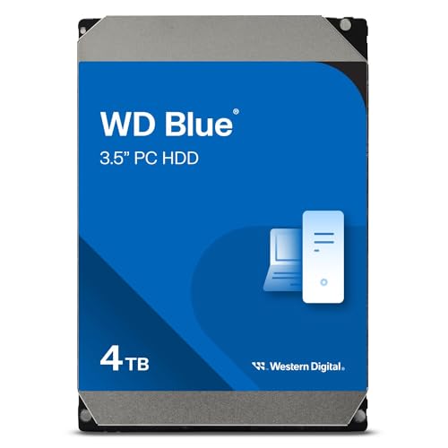 Western Digital 4TB WD Blue 3.5" SATA 6 Gb/s PC Hard Drive