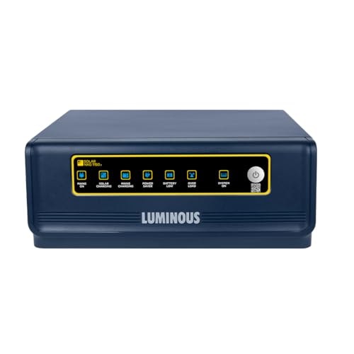 Luminous NXG 1150e Solar Inverter for Home, Office & Shops | 1150VA Pure Sinewave | Intelligent Load Sharing | 3-Year Warranty | Reliable Power Backup | LCD Display | with 36 Months Warranty