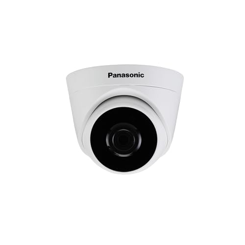 Panasonic 3MP IP Dome CCTV Security Camera for Home and Office Security | Smart Night Vision | Weatherproof Design | Human Detection (DNA3PWA)