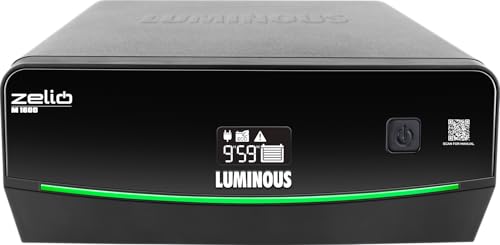 Luminous Zelio M 1600 Sine Wave Inverter Ideal for Home,Office & Shops | 1400VA Inverter | Reliable Power Backup | High Performance| Easy Installation | 36 Months Warranty