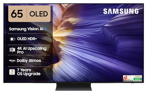 Samsung 163 cm (65 inches) 4K Ultra HD Smart OLED TV QA65S90FAELXL (Graphite Black)