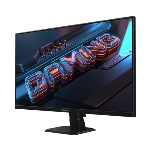GIGABYTE GS27FA 27" SS IPS Display, 180Hz, 1920 x 1080(FHD), 1ms (MPRT) Response Time, 105% sRGB, HDR Ready, Flicker-Free, Black
