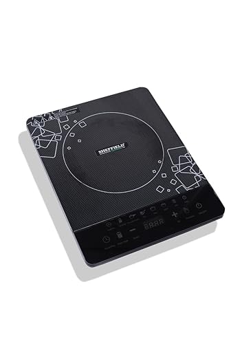 Sheffield Classic Induction Cooktop 1600W | Feather Touch Display Panel | 6 Smart Preset Menus | Fast, Safe & Energy Efficient Kitchen Appliance | Perfect for Gifting, Office & Travel