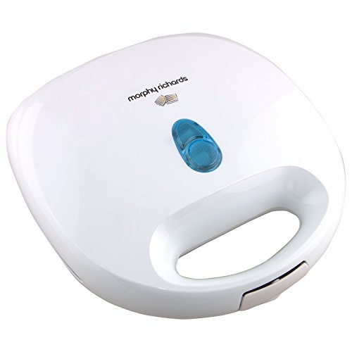 Morphy Richards SM3007(G) 750-Watt 2 Slice Sandwich Toaster (White)
