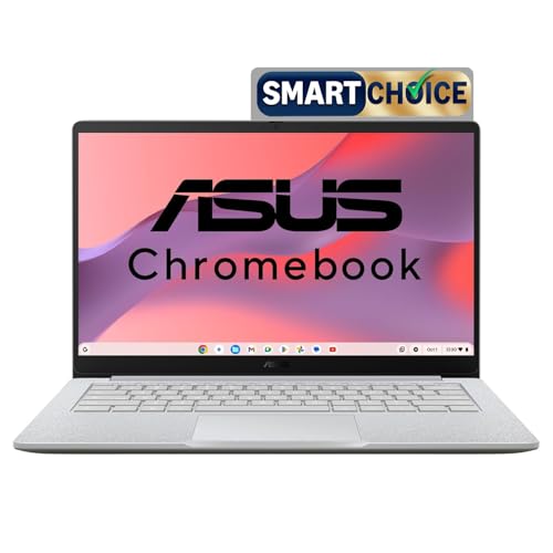 ASUS Chromebook CX1405 (2026), Intel N50 Processor, Intel UHD iGPU, 8GB RAM, 128GB SSD, FHD, 14" (35.5 cm), Chrome OS, Pure Grey, 1.39 Kg, CX1405CTA-S60622, 42WHrs, Thin & Light Laptop