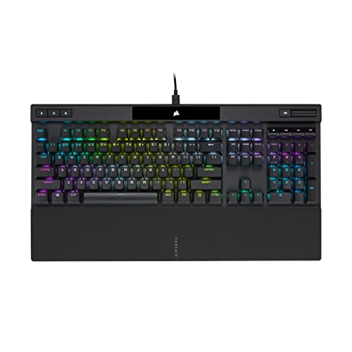 Corsair K70 RGB PRO Mechanical Gaming Keyboard, Backlit RGB LED, Cherry MX Speed Silver Keyswitches, Black