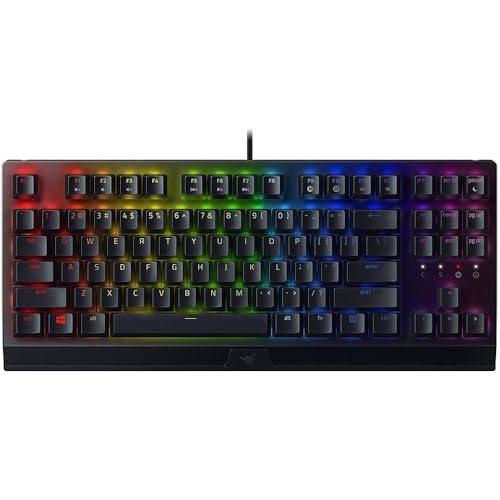 Razer BlackWidow V3 Tenkeyless - Mechanical Wired Gaming Keyboard Black - US Layout – RZ03-03490100-R3M1
