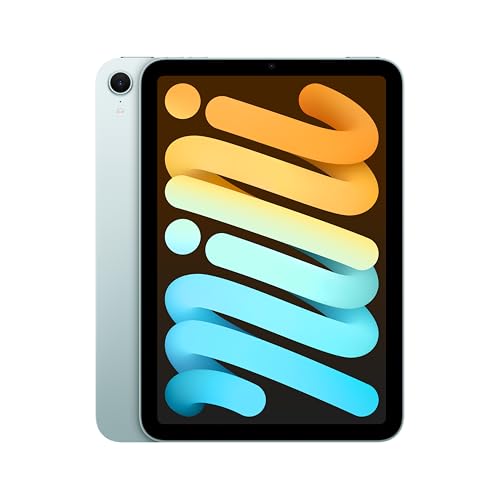 Apple iPad mini (A17 Pro): Apple Intelligence, 21.08 cm (8.3″) Liquid Retina Display, 128GB, Wi-Fi 6E, 12MP Front/12MP Back Camera, Touch ID, All-Day Battery Life — Blue
