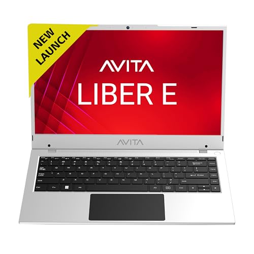 Avita Liber E with 12th Gen Intel core i5 1235U Upto 4.40 GHz 8GB RAM 512GB SSD Expandable Upto 2TB 12MB Smart Cache Intel® UHD Graphics 14.1" FHD Display Windows 11 Home Silver 1.53 Kg Thin & Light