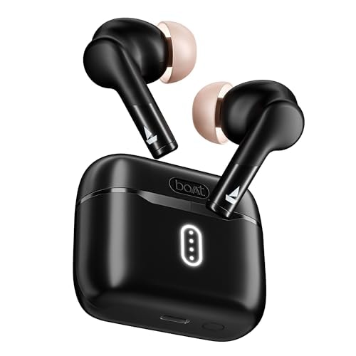boAt Airdopes 148 Gen 2, 48H Battery, 4Mics ENx Tech, Beast Mode, ASAP Charge, Bluetooth Earbuds, TWS Ear Buds Wireless Earphones with mic -(Active Black)