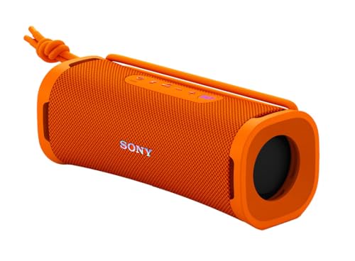 Sony ULT Field 1 Wireless Bluetooth Speaker, 12hrs Playtime, Massive Bass, Hands Free Calling, IP67 Water, Dust & Rustproof, Sound Connect App-Orange