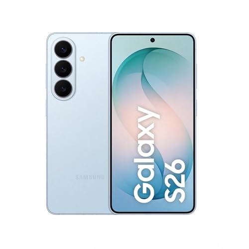 Samsung Galaxy S26 5G (Sky Blue, 12GB RAM, 256GB Storage), AI Phone, Photo Assist, Creative Studio, 50MP Camera with ProVisual Engine, Powerful Customized Processor and 4300mAh Battery