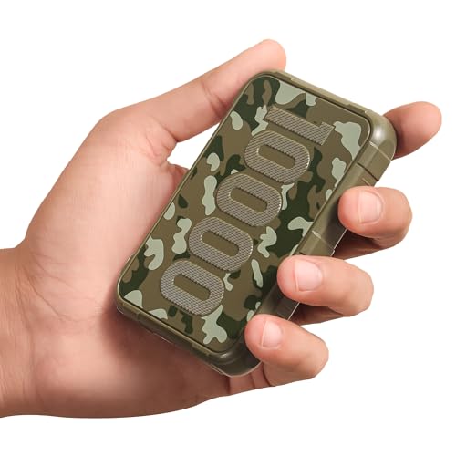 Ambrane 10000mAh Power Bank,Rugged & Slim,22.5W Fast Charging,Compact & Travel-Friendly,USB Type-C Input Output,PD & QC,Compatible with iPhone,Samsung,Oneplus & All Android (Force 10K,Dark Green)