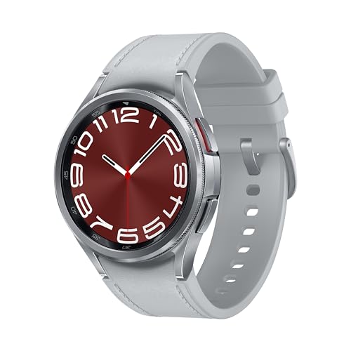 Samsung Galaxy Watch6 Classic (Smartchoice) (Silver, 47mm) | Rotating Bezel | Bluetooth | Monitor BP and ECG | Track Sleep and Health | Upto 40hrs Charge with Fast Charging | Galaxy Ecosystem | IP68